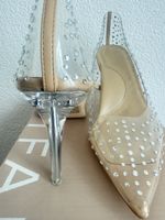 Escarpins transparents JIF avec strass, taille 38. ✨