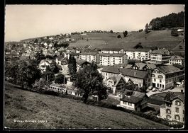 AK Wilen-Herisau /App., Ortsansicht mit Bahn