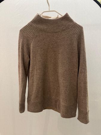 L-Lined Strickpullover, Beige, Grösse S - Top Zustand!