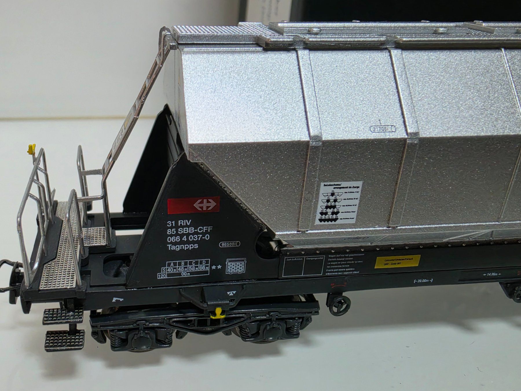 Modellini di ferrovie: B-Models SBB Cargo Wagenset neu – Nuovo e nell'imballaggio originale da Neuenhof venduto da ludovicco 2