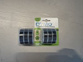 DYMO Prägeband Etiketten schwarz 9mm Set