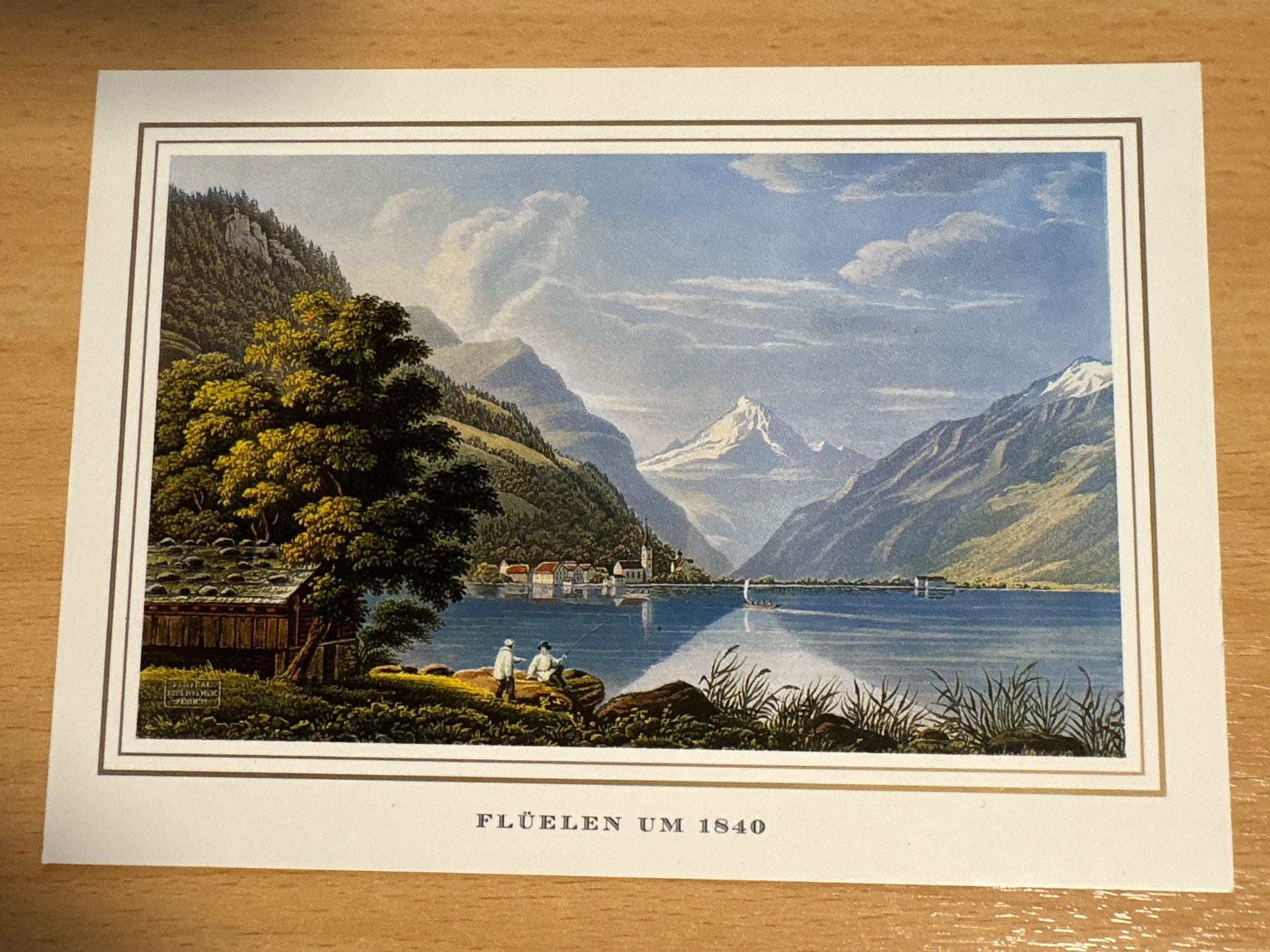 Cartoline postali: Ansichtskarte, Flüelen, Vierwaldstättersee – Usato da Ibach venduto da lisch3