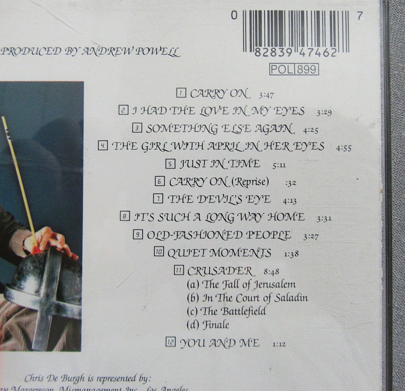 CDs: CD - Chris De Burgh - Crusader – D'occasion à Auenstein par Padabimbim 2