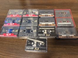 Maxell Kassettenset XLII XL-II gebraucht 13 Stück
