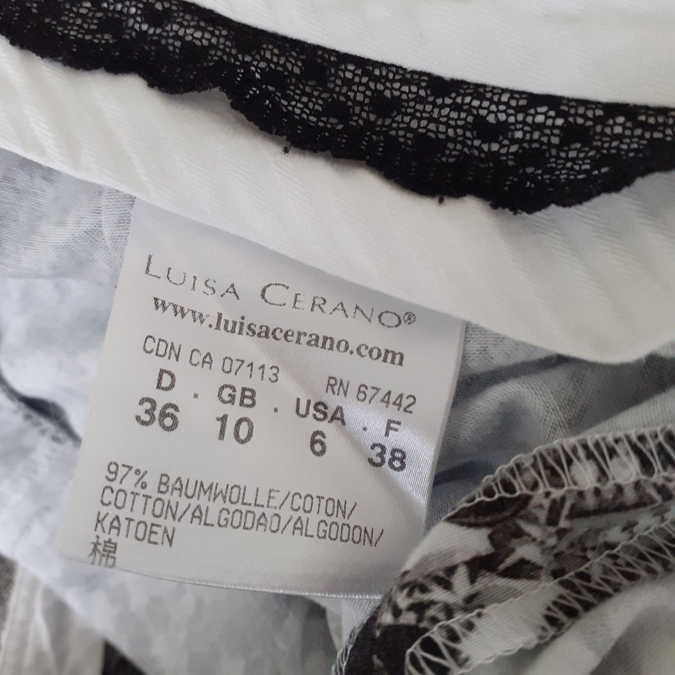 Luisa Cerano Hosen: Luisa Cerano Sommerhose, 36 – Gebraucht aus Bern von Solarsystem 7