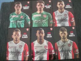 19 Autogrammkarten - Fussball - FC Thun - Saison?