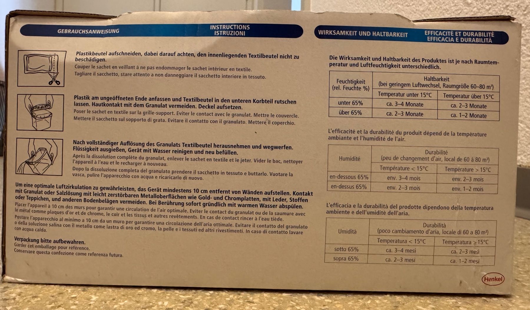 Deumidificatori: Luftentfeuchter / Absorbeur d‘humidité – Usato da Tafers venduto da SJB999 4