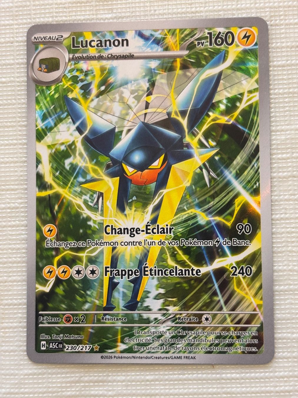 Pokémon Carte collezionabili: Carte Pokémon LUCANON Asc 230 fr – Nuovo (secondo la descrizione) da lausanne venduto da helderj