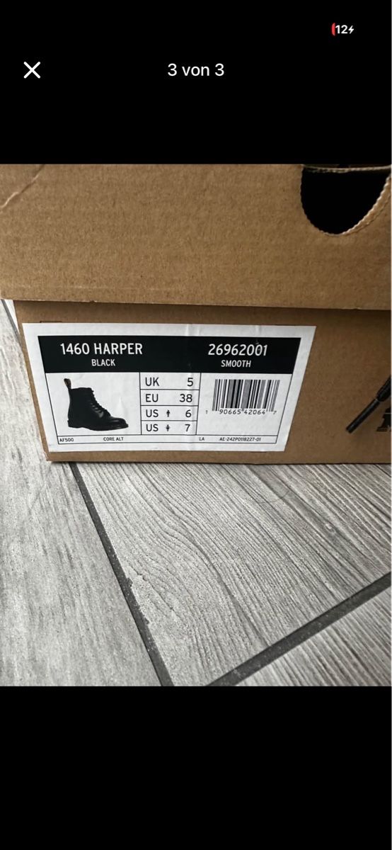Dr. Martens Scarpe da donna: DR. MARTENS HARPER BOOTS EU 38 – Nuovo (secondo la descrizione) da Bülach venduto da andfil 2