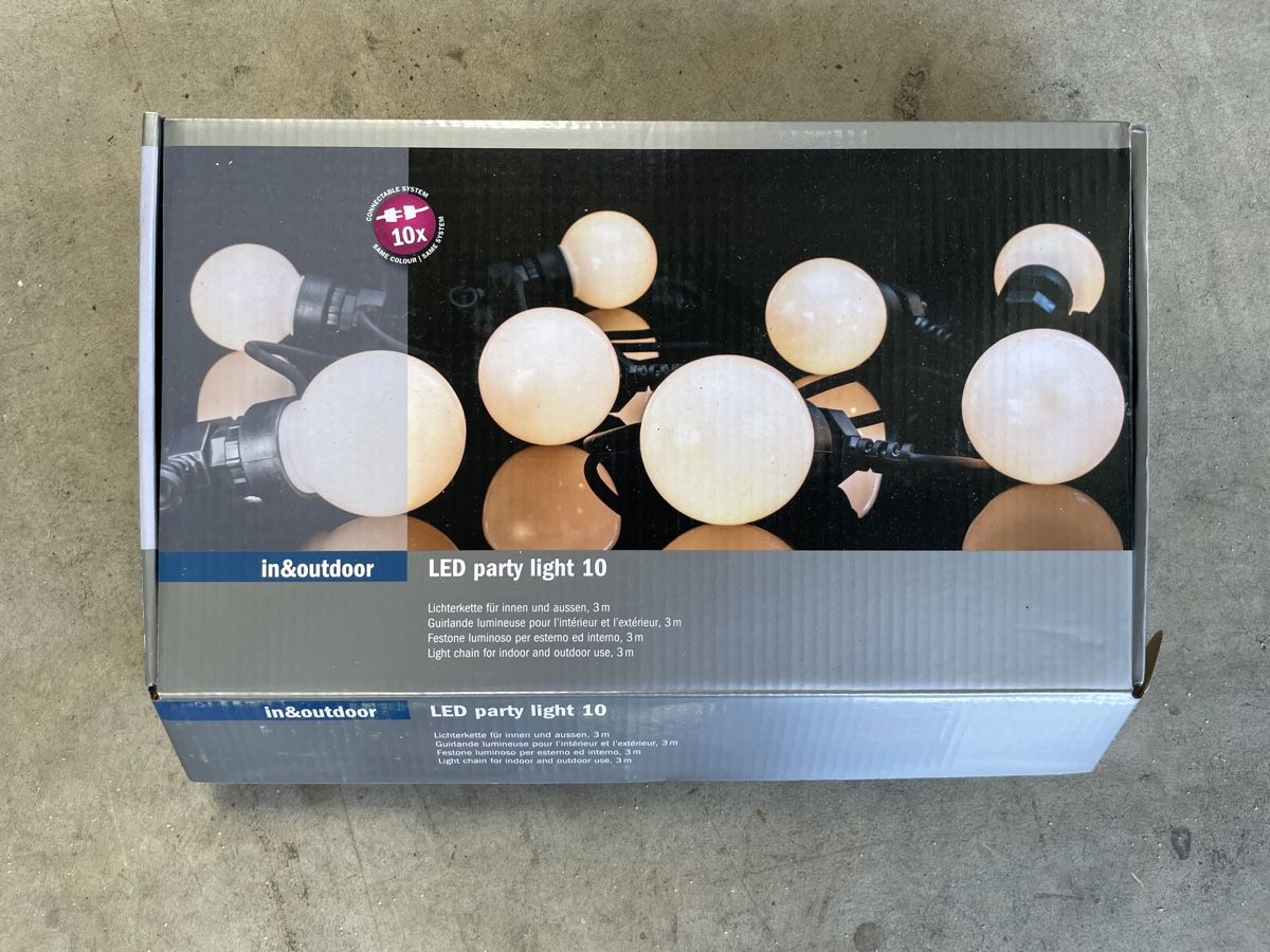 Ghirlande e barre luminose: Lichterkette LED (warmweiss) – Nuovo (secondo la descrizione) da Waldkirch venduto da SANDRADUBLER