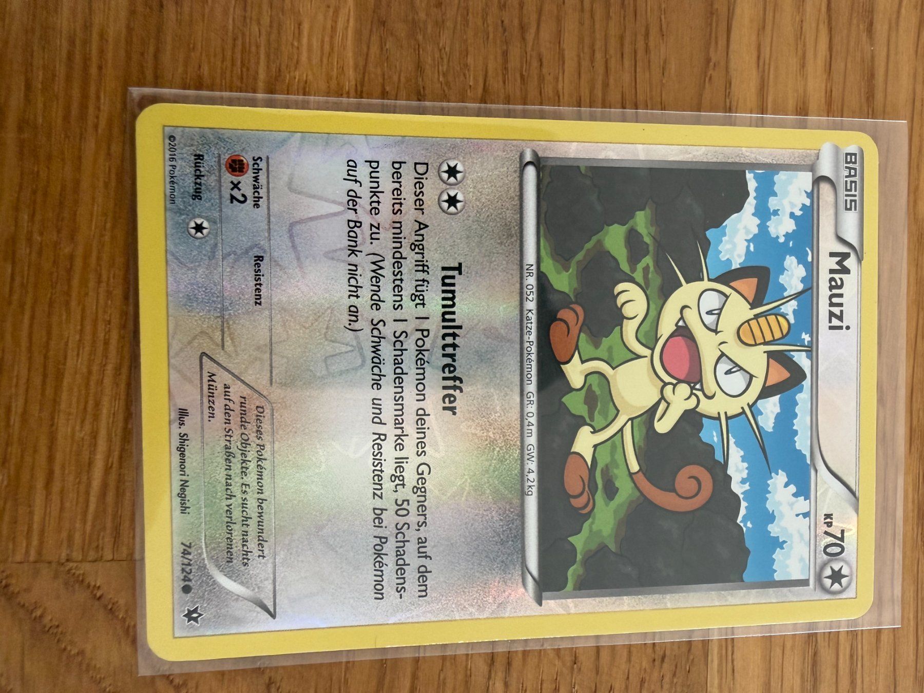 Pokémon Cartes à collectionner: Mauzi 74/124 – D'occasion à Amriswil par sim_nlb6