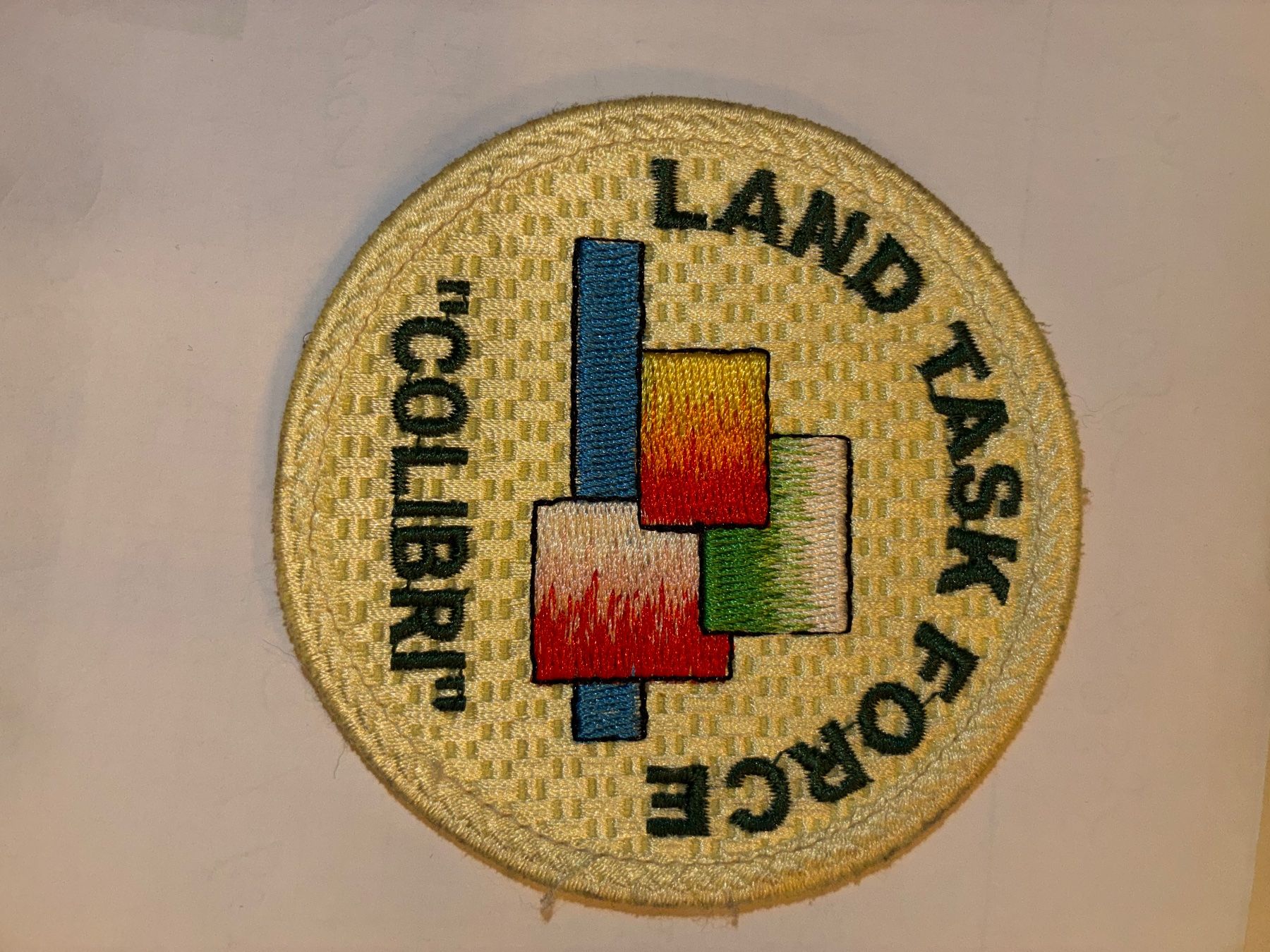 Schweizer Armee Toppe: Badge  Land Task Force  COLIBRI – Usato da Oberiberg venduto da reimet