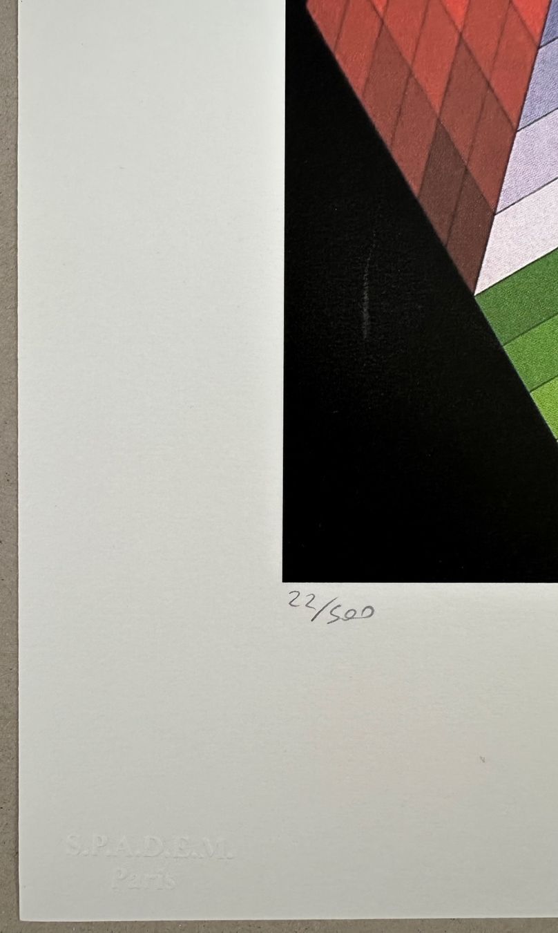 Dipinti: Vasarely: Untitled 22/500 – Nuovo (secondo la descrizione) da Meilen venduto da Smgdesign 1