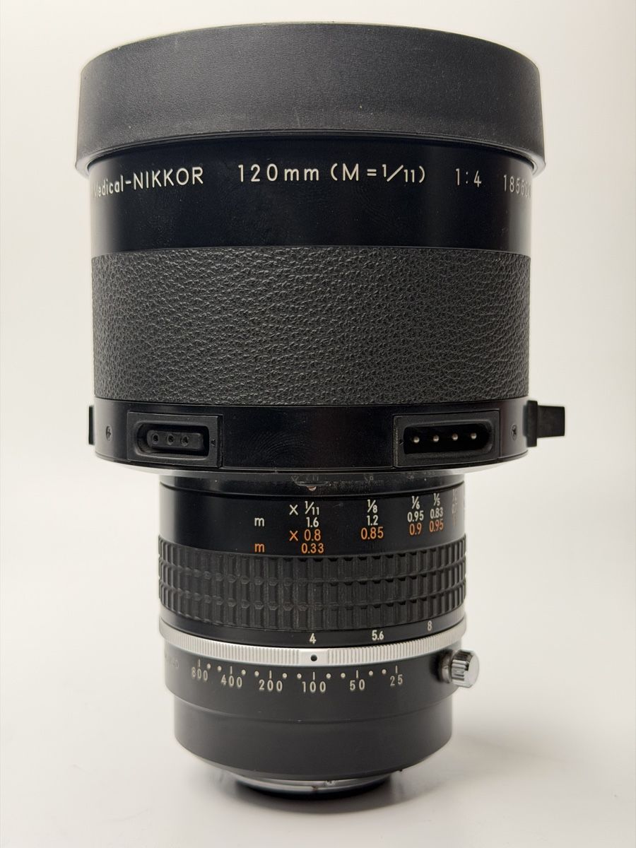 Nikon Obiettivi: Nikkor 120mm Super Makro Portrait Objektiv mit Ringblitz – Usato da zuchwil venduto da solotin74