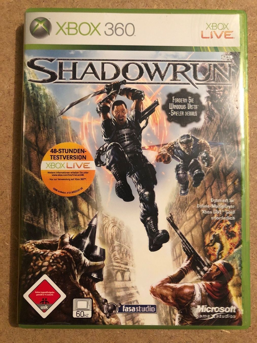 Spiele: Shadowrun für Xbox 360 – Gebraucht aus Kestenholz von Mad18