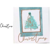 CHRISTMAS SCHRIFTZUG STANZSCHABLONE