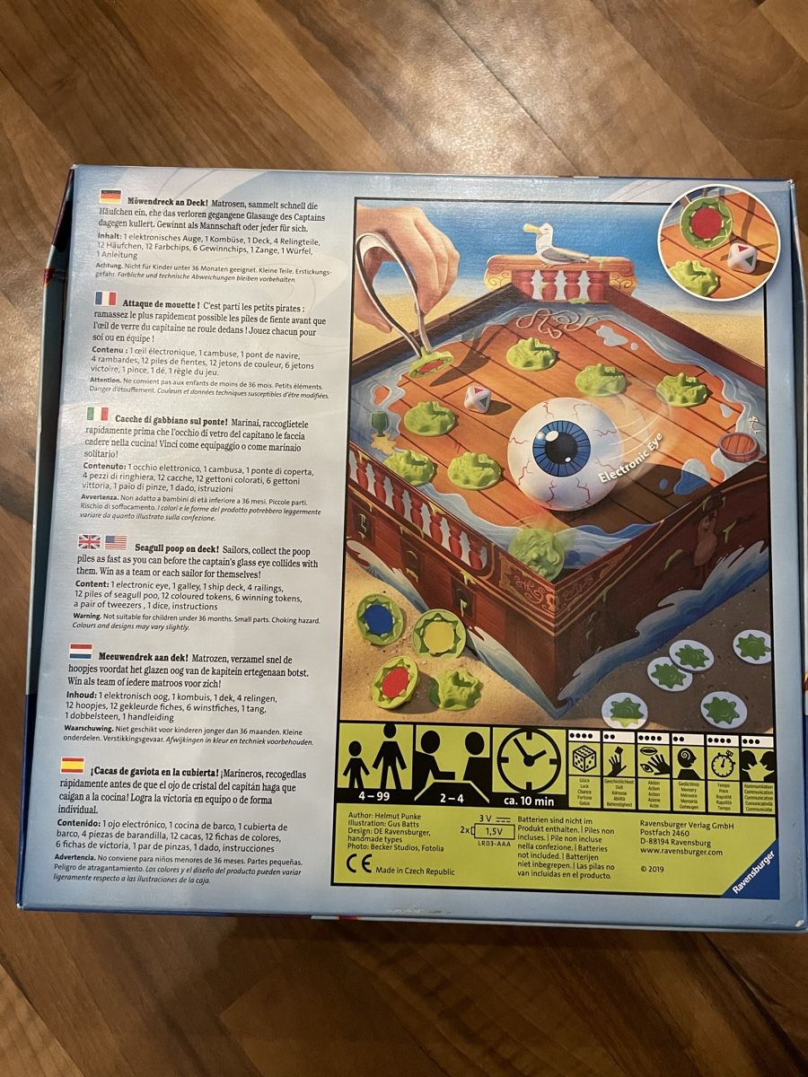 Ravensburger Giochi: Eye Eye Captain von Ravensburger – Usato da Goldswil venduto da Fisel 1