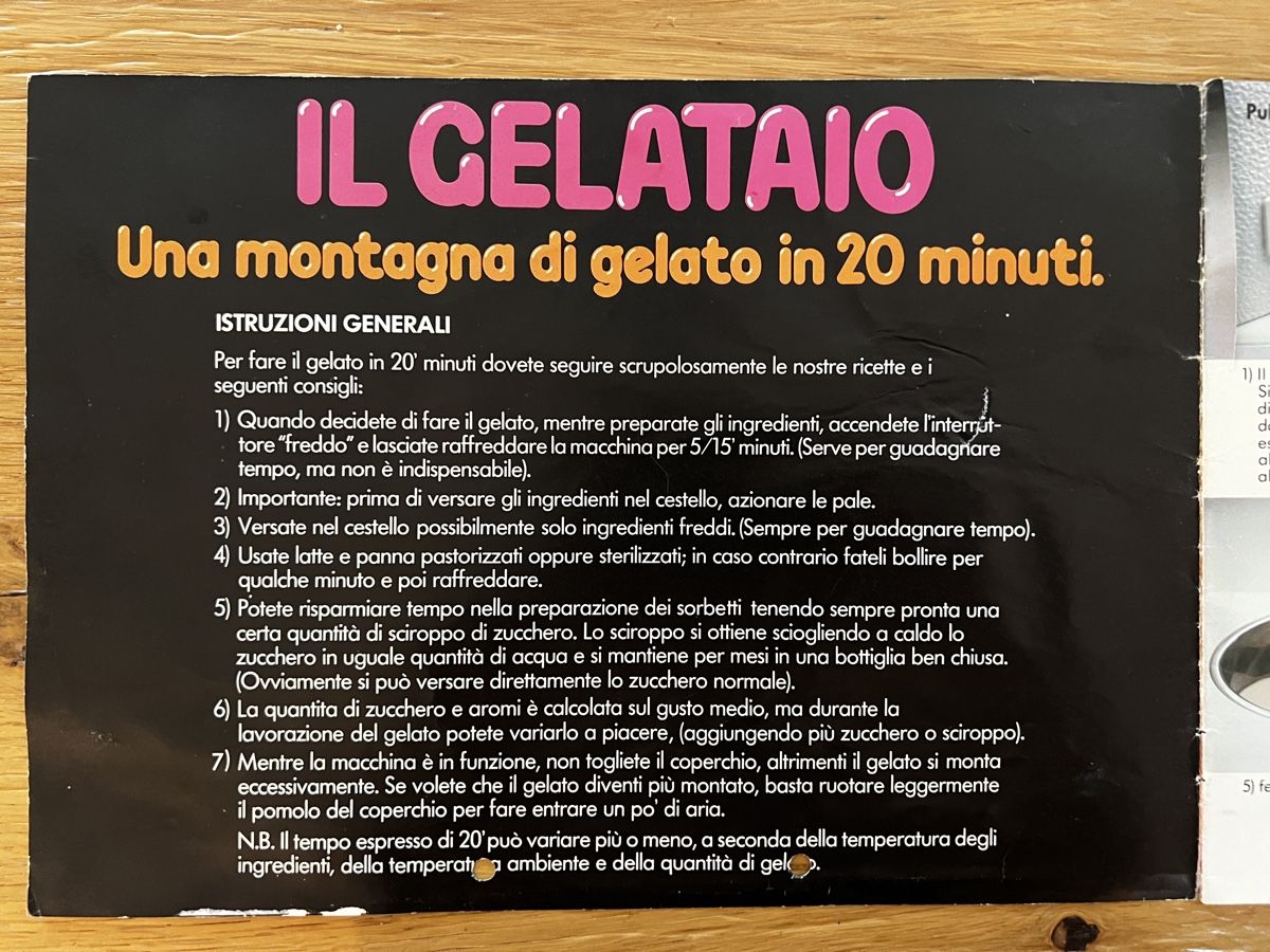 Elettrodomestici da cucina: Simac  Vintage Eismaschine – Usato da Biberist venduto da Genius19 2
