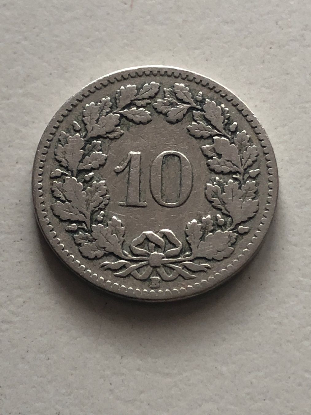 Alle Münzen: 10 Rp. 1904 – Gebraucht aus Schötz von Odpa 1