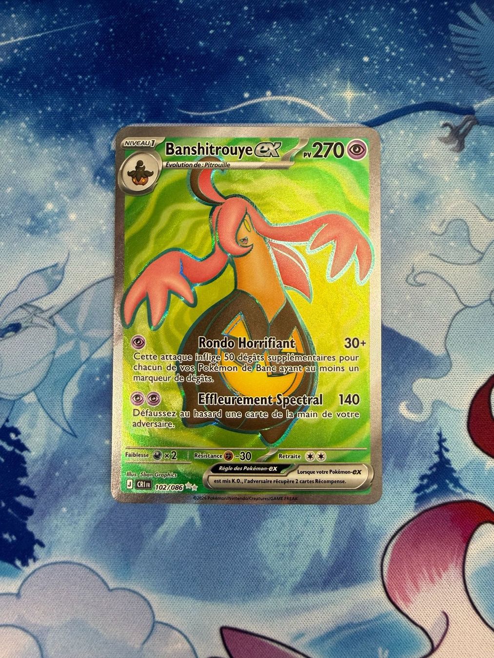 Pokémon Carte collezionabili: Banshitrouye FA - CRI 102 FR – Nuovo (secondo la descrizione) da Courgenay venduto da ScamBoxOff