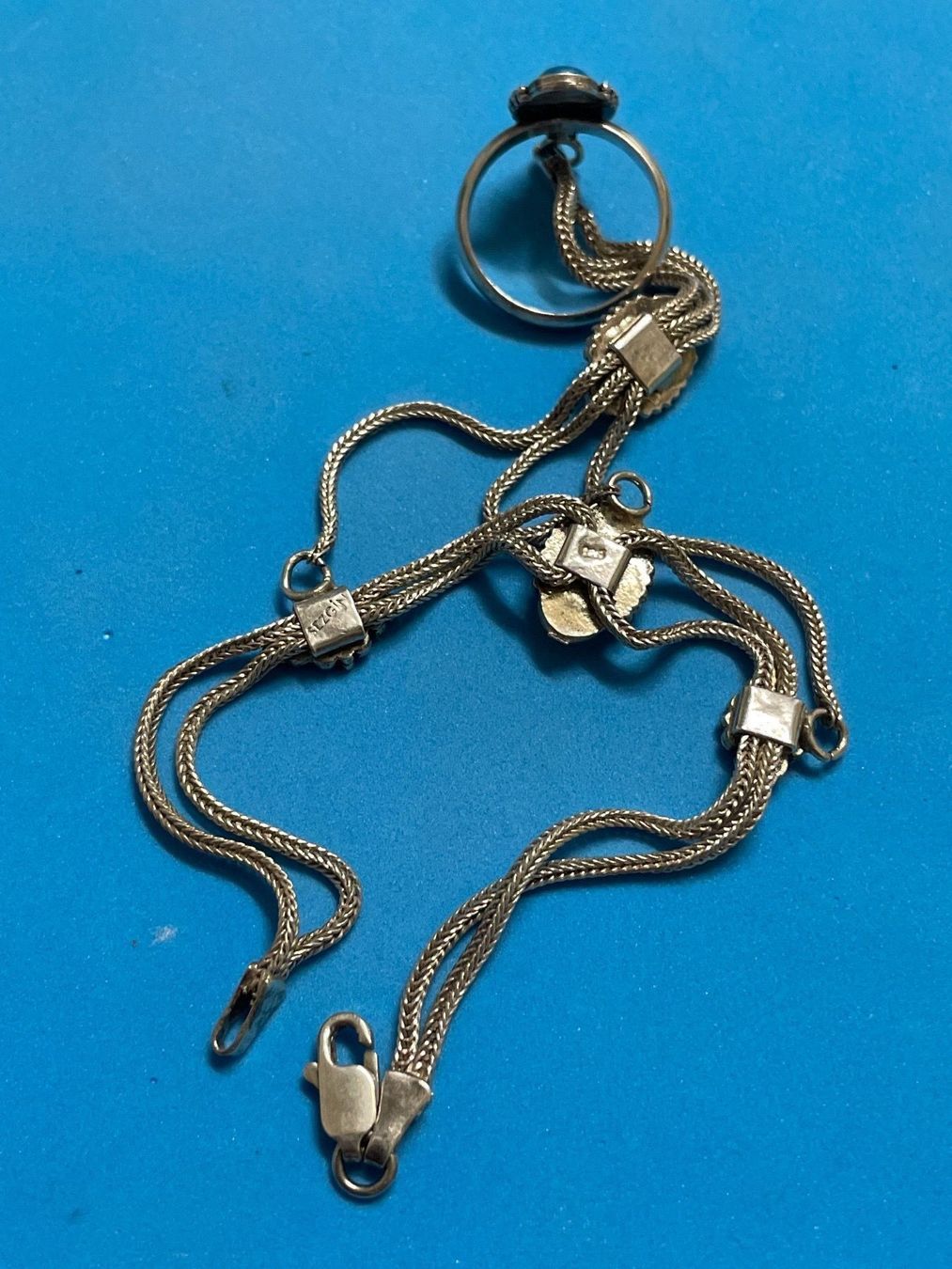 Bracciali & Braccialetti: Bracelet et bague en argent – Usato da Montreux venduto da Pipo7878 2
