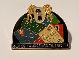 1 Pin Motorfahrzeugkontrolle beider Basel