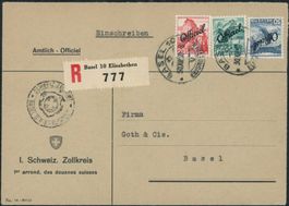 1942 - Bundesverwaltung BVW - Brief - BFr