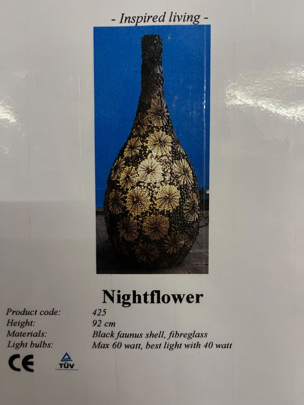 Lampade: Muschellampe Night Flower | LIQUIDATIONSVERKAUF – Nuovo (secondo la descrizione) da Alpnachstad venduto da ann_9vpm