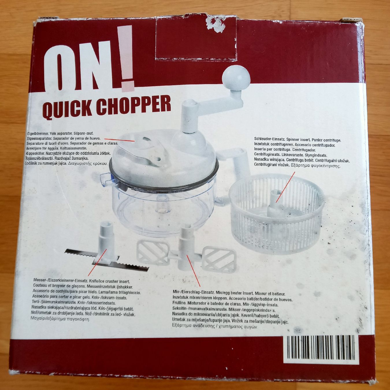 Appareils de cuisine: Quick Chopper Multi Küchenmaschine Robot Manuell – Neuf (Voir description) à Baden par Gian_Lu 2