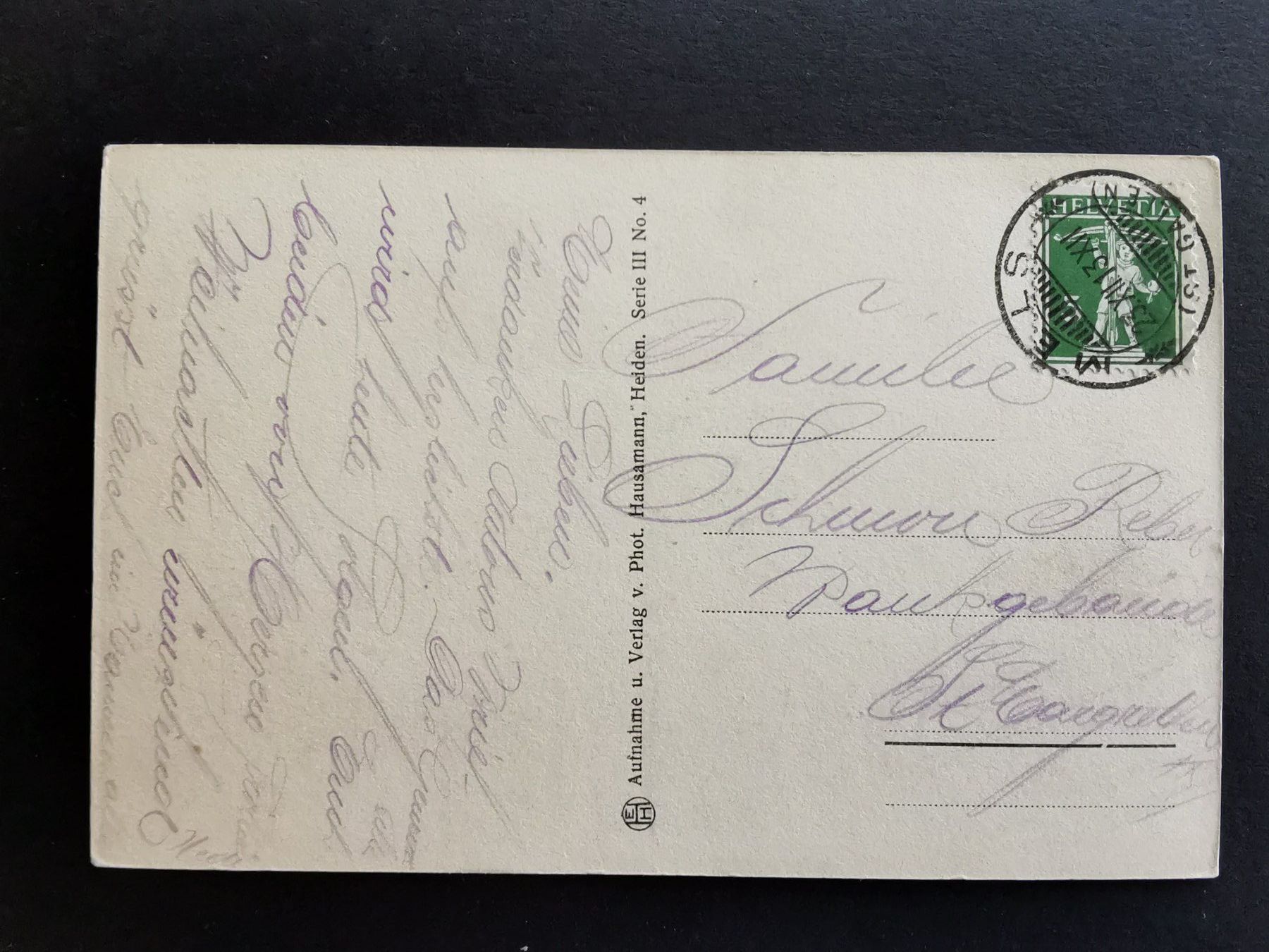 Cartoline postali: Ansichtskarte  Rheintal  Oberland  Mels  1913  Landschaft – Usato da Rheineck venduto da kat_7gld 1