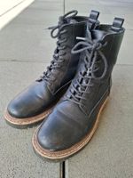 Stiefeletten schwarz, leicht gefüttert Gr. 38