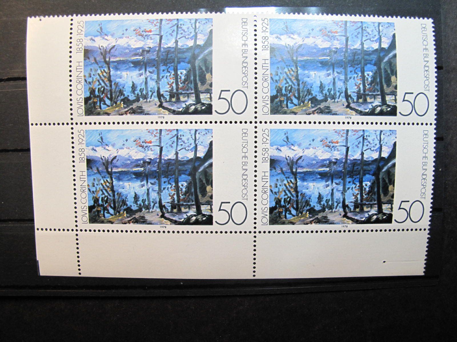 Tutti i francobolli: BRD 1978 Impressionismus Ostern am Walchensee  ** – Usato da Wil SG venduto da fva01