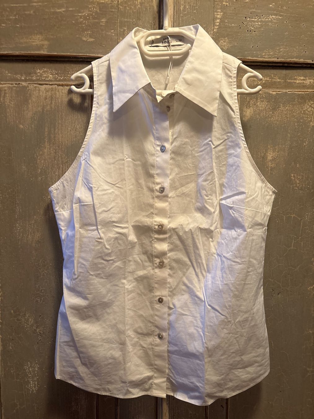 Mango Camicette: Mango Slim Fit ärmellose Bluse S – Nuovo (secondo la descrizione) da Besenbüren venduto da piculo