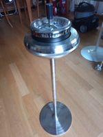 Vintage Standaschenbecher aus Chromstahl