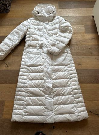 Belstaff Daunenmantel Gr.36 weiss, lang 120cm