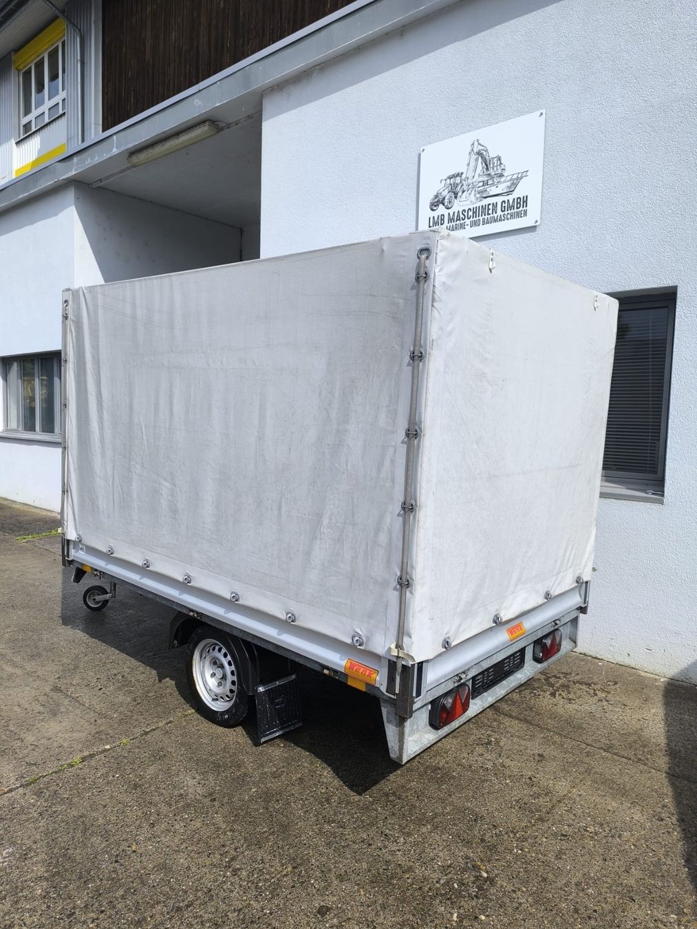 Humbaur Rimorchi: Blachenanhänger Humbauer HN152616 – Usato da Jona venduto da LMB-Maschinen 2