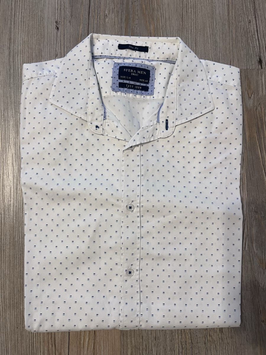 Camicie: SFERA MEN Hemd Smart Easy Iron  Gr. L – Usato da Belp venduto da Solyluna