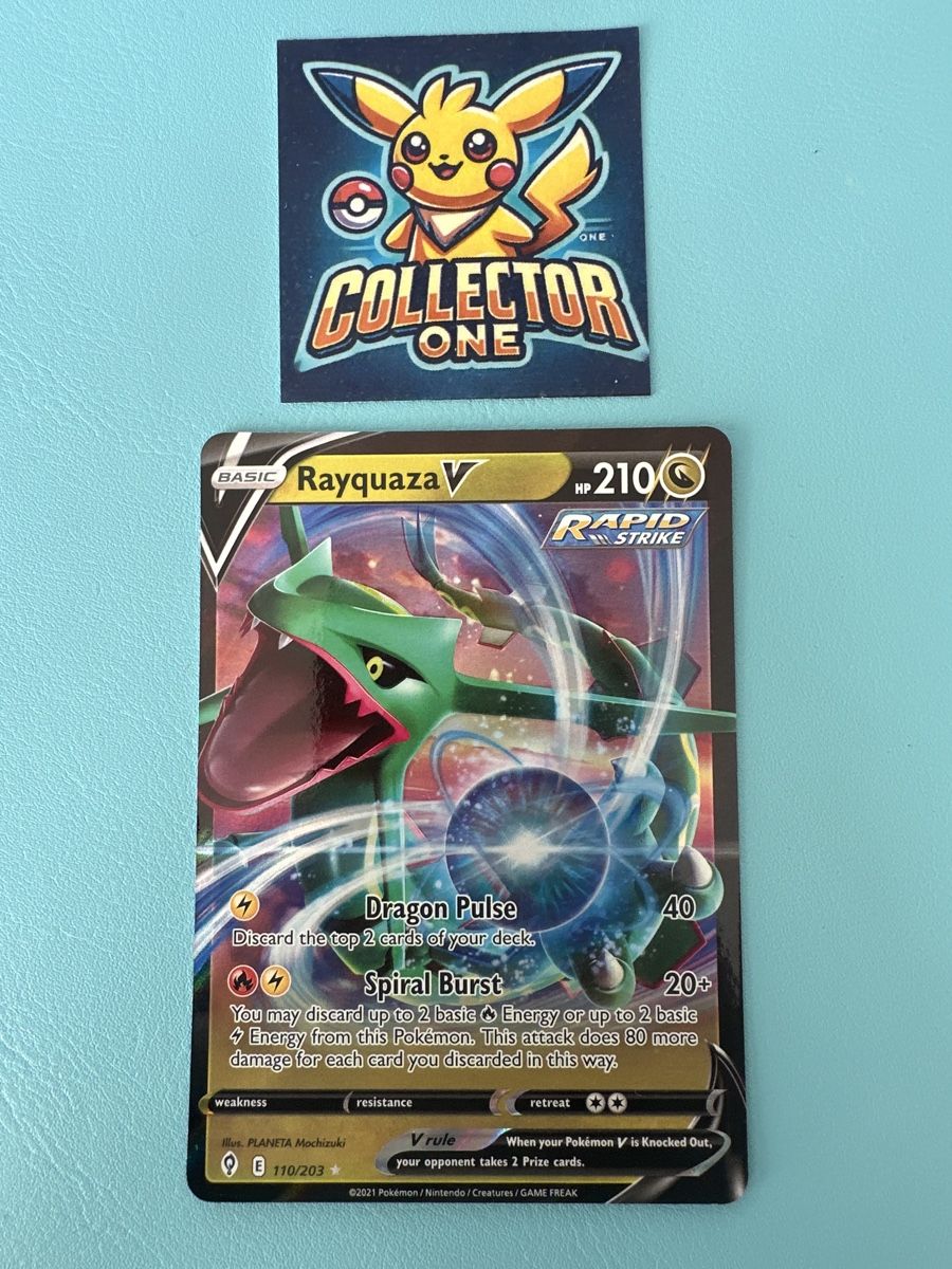 Pokémon Sammelbilder & Trading cards: Pokemon Rayquaza V 2021 Top Artwork – Gebraucht aus Lommiswil von CollectorOne