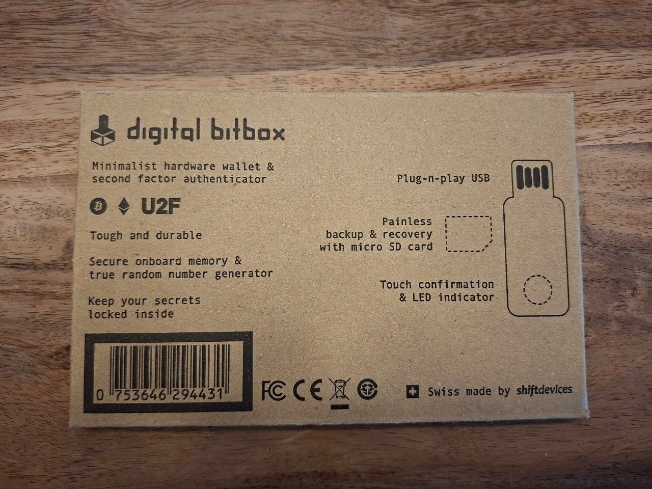 Chiavette USB: Digital Bitbox - Hardware Wallet - Neu & OVP – Nuovo e nell'imballaggio originale da Männedorf venduto da 12_Angry_Doughnuts 2