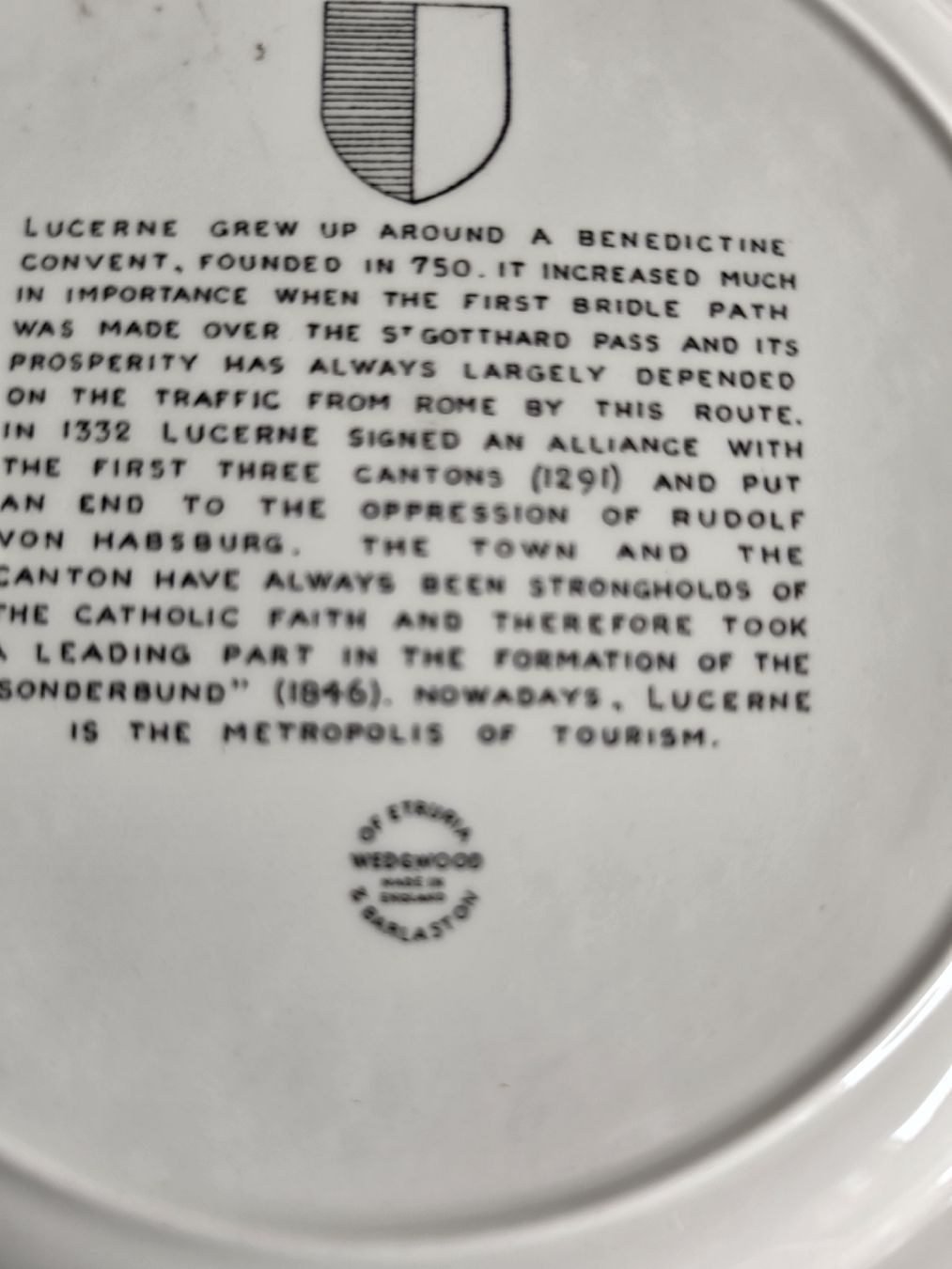 Assiettes: Teller Lucerne – Neuf (Voir description) à Ebikon par Muraene1 3