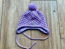 REIMA ❤️ Mütze mit Bommel, Merinowolle, Grösse 52 WIE NEU