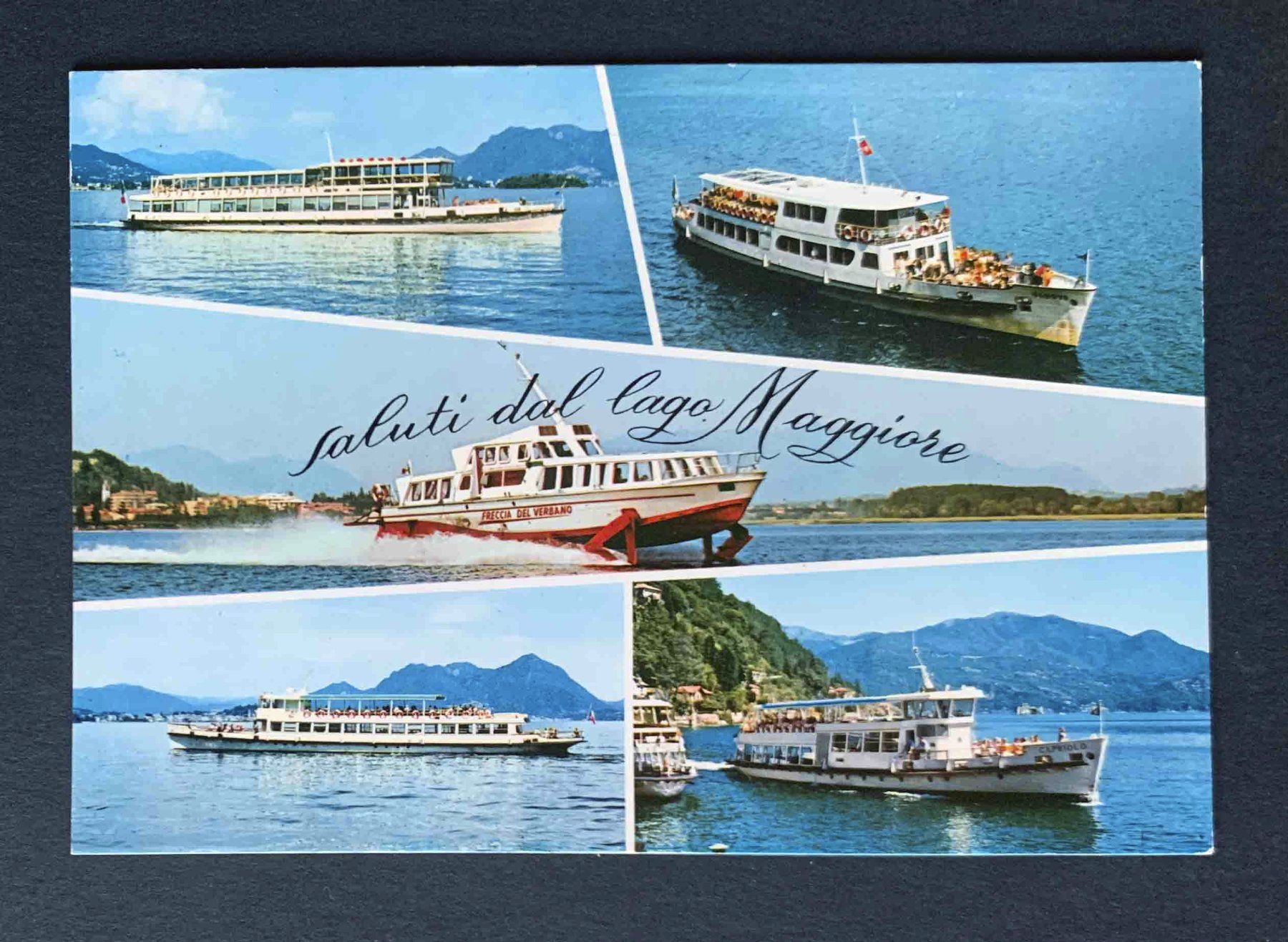 Cartes postales: AK Lago Maggiore Batelli – D'occasion à Goldau par artelier1
