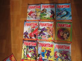 9 X  Phantom-Bastei Comics - aus den  70er Jahren!- LEE FALK