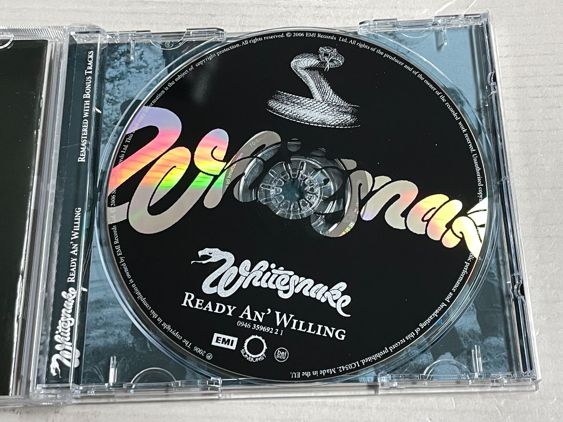 CD: Whitesnake-Ready An Willing – Usato da Muri b. Bern venduto da AdidasCollector 1