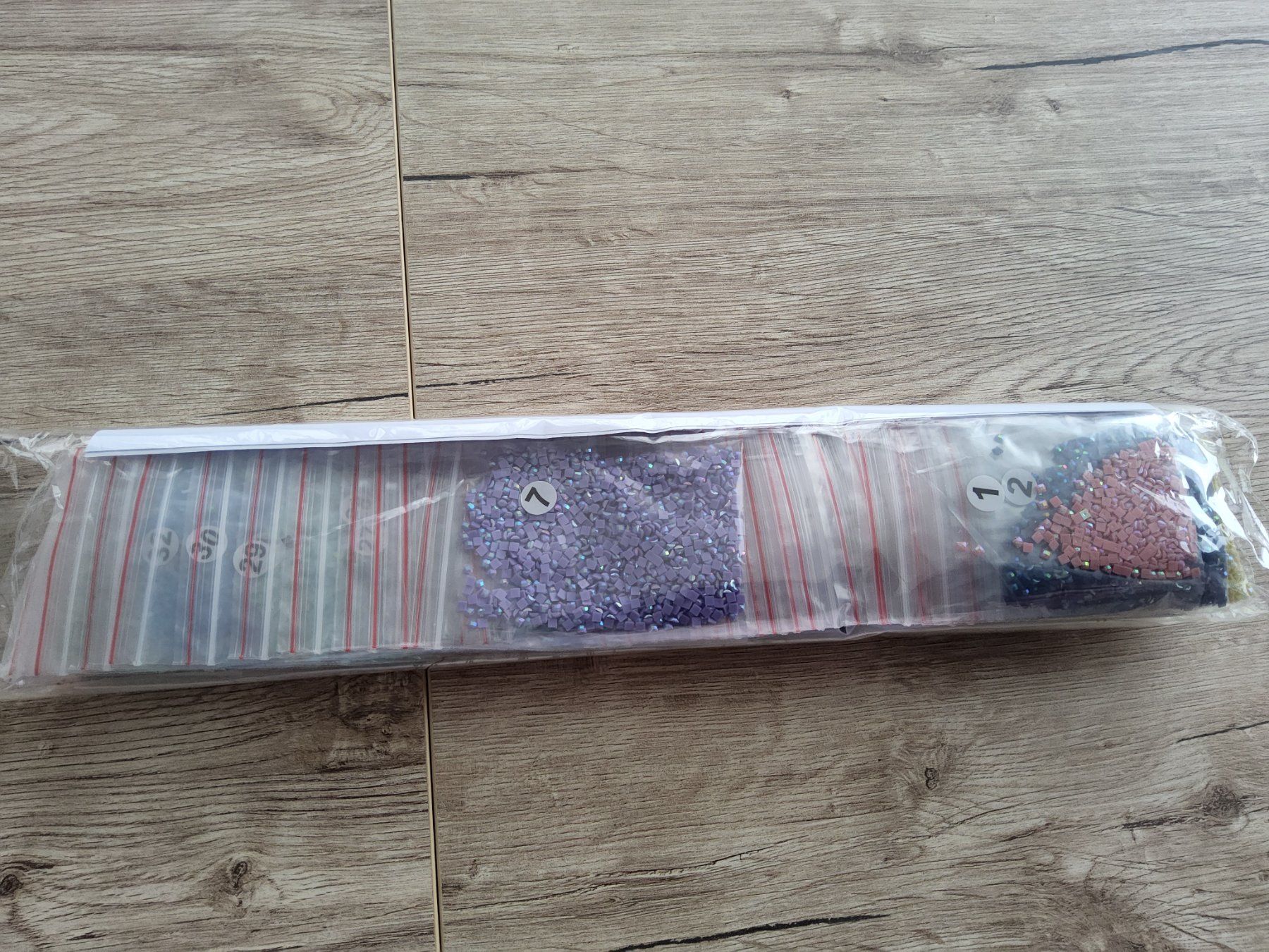 Kit bricolage: Diamond Painting Set "Abstrakte Katzengesicht" 50x40cm – Nuovo e nell'imballaggio originale da Heiden venduto da kas_zln5 3