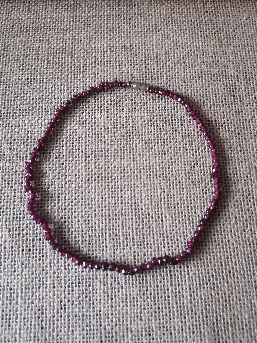 Ketten: Granat Edelstein Kette, Collier, vintage – Gebraucht aus Aegerten von Jos_zem 3