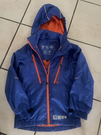 Trevolution Regenjacke blau Gr.122 wasserdicht winddicht Neu