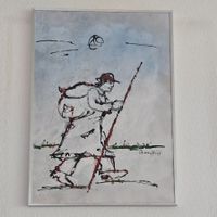 Paul Stauffenegger (Stauffi) *Jakobsweg*/Acryl-Gemälde. Sign