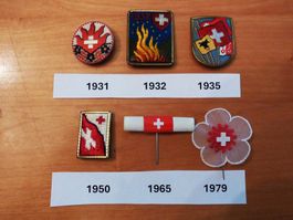 1. Augustabzeichen Jahrgang 1931/1932/1935/1950/1965/1979