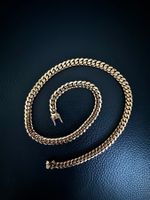 Chaine Cubaine plaqué or 18K (56cm)